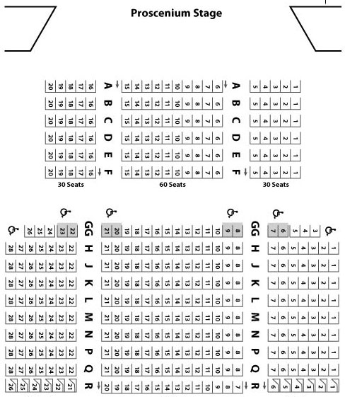 Forum Proscenium Seating Chart