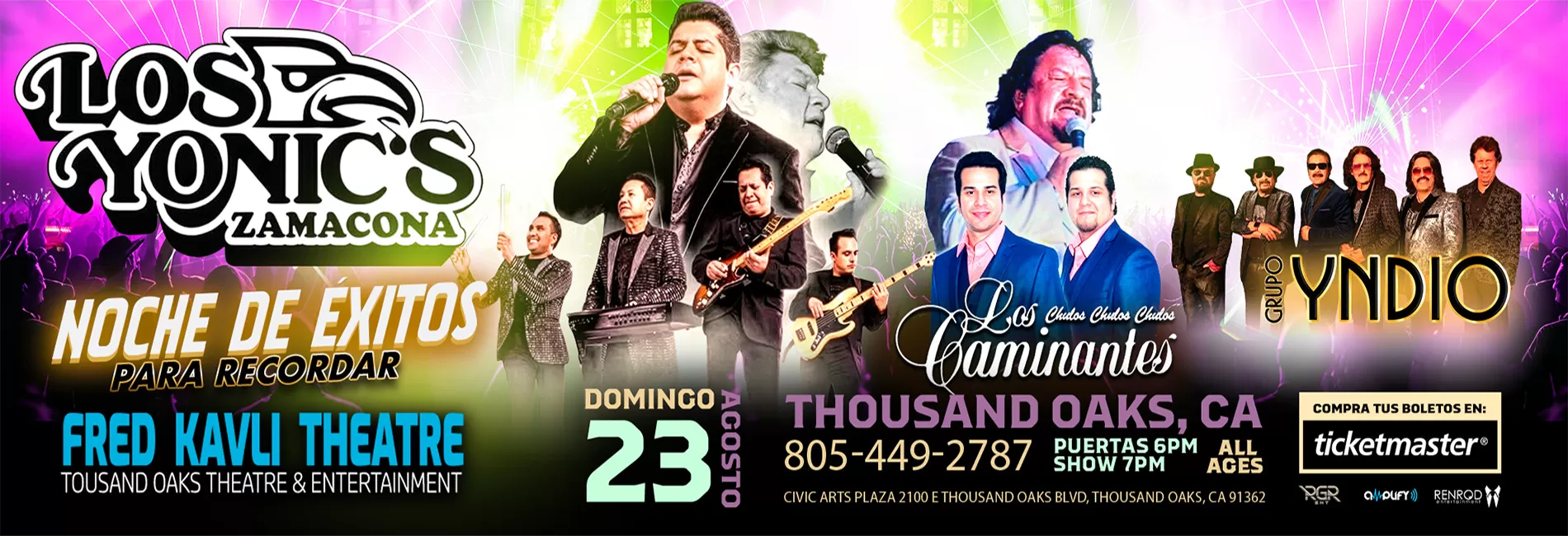 Los Yonics, Los Caminantes y Yndio