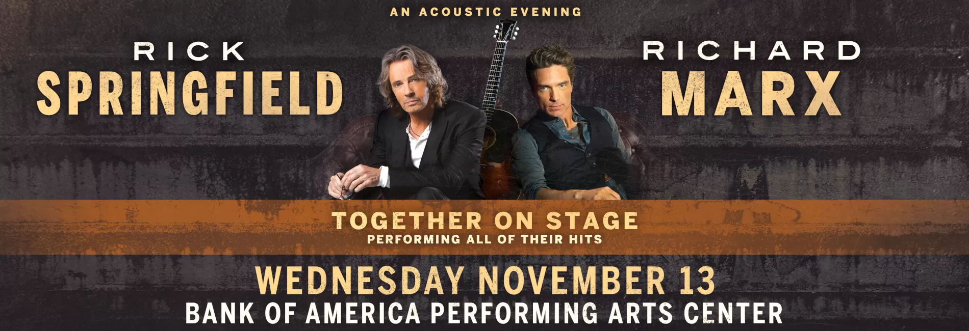 An Acoustic Evening With Rick Springfield and Richard Marx