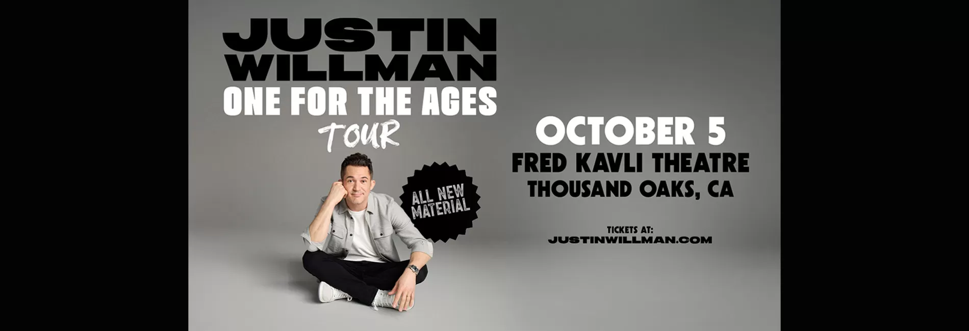 Justin Willman - One For The Ages Tour