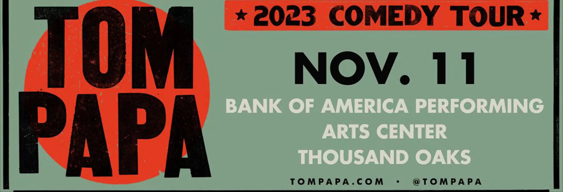 Tom Papa 2023 Comedy Tour