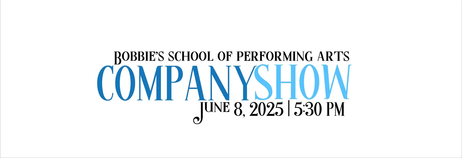 Bobbie's School of Dance Company Show