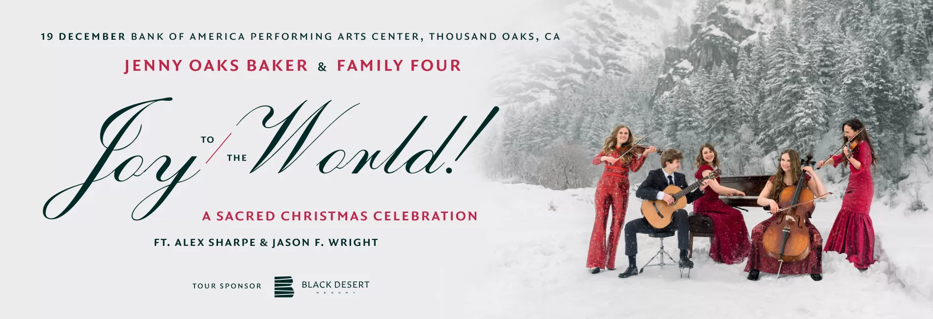 Joy to the World by Jenny Oaks Baker & Family Four