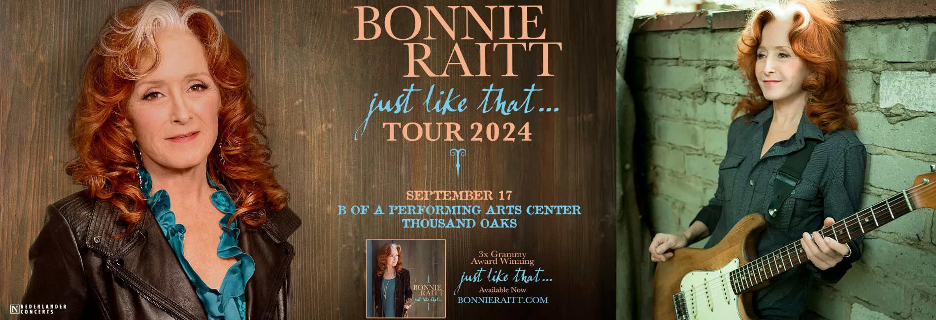 Bonnie Raitt Just Like That.. Tour 2024
