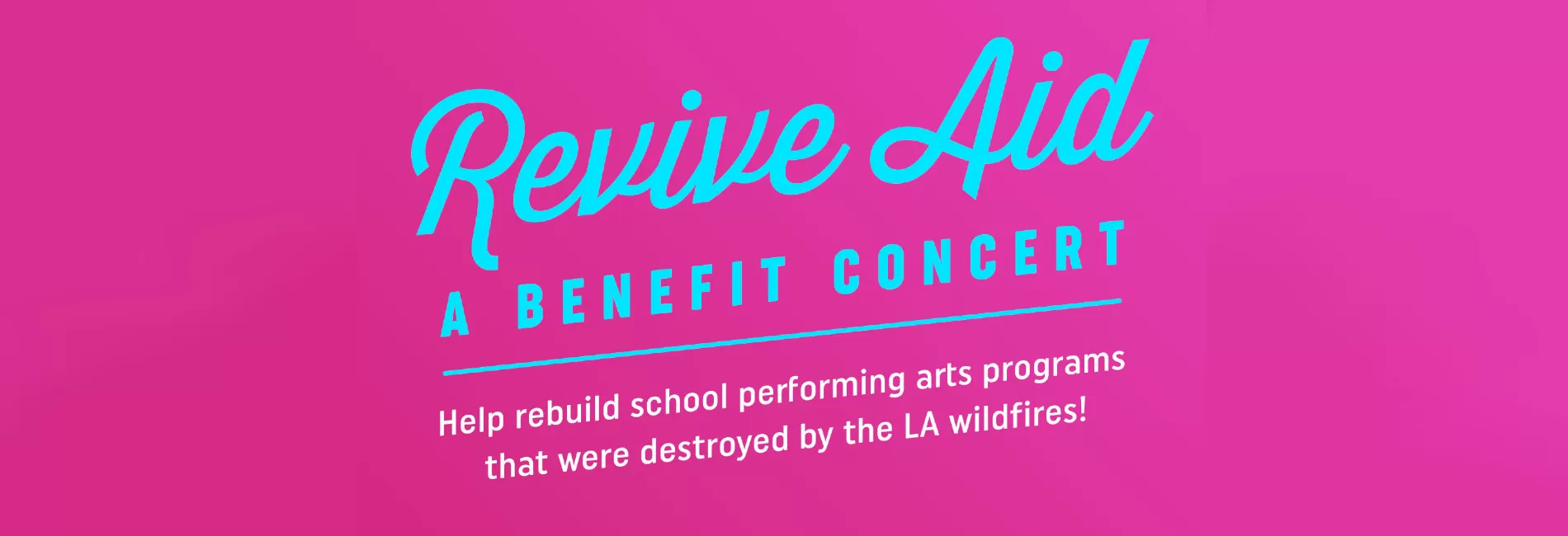 Revive Aid: A Benefit Concert