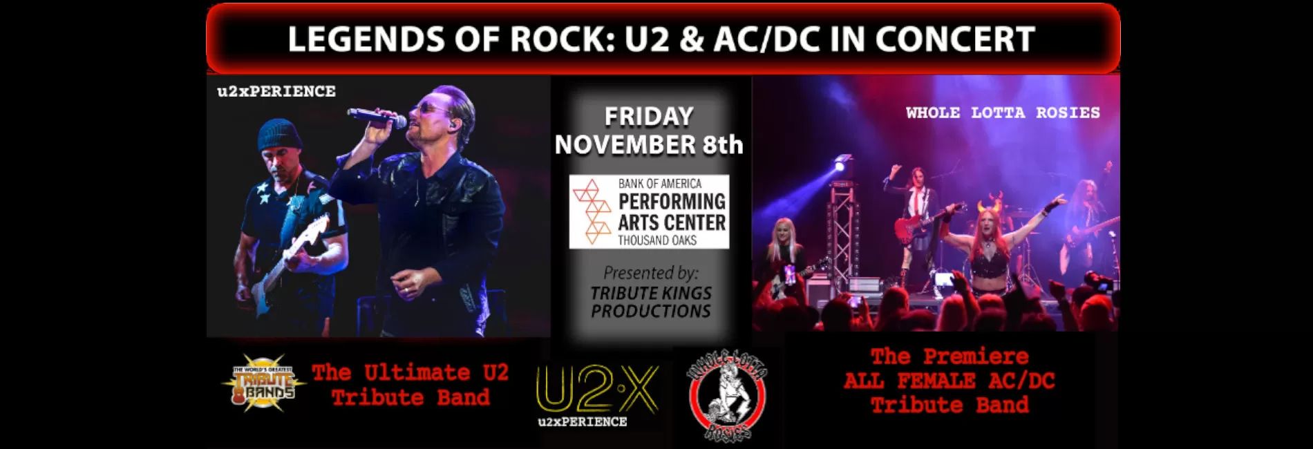 Legends of Rock: U2 and AC/DC in Concert