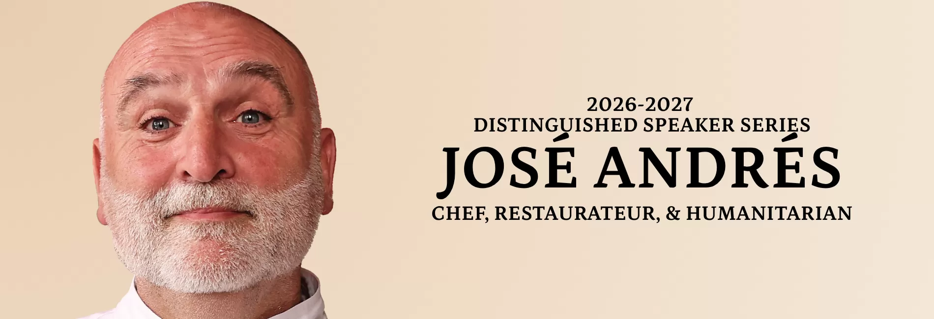 JOSÉ ANDRÉS - Chef, Restaurateur, & Humanitarian